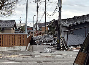 能登半島地震で被災した家屋