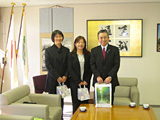 台北市職員による浜松市長表敬訪問