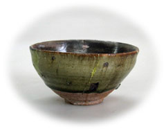 上志戸呂窯の灰釉天目茶碗