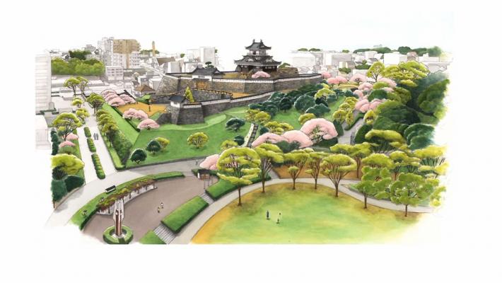 浜松城公園歴史ゾーン構想を再生