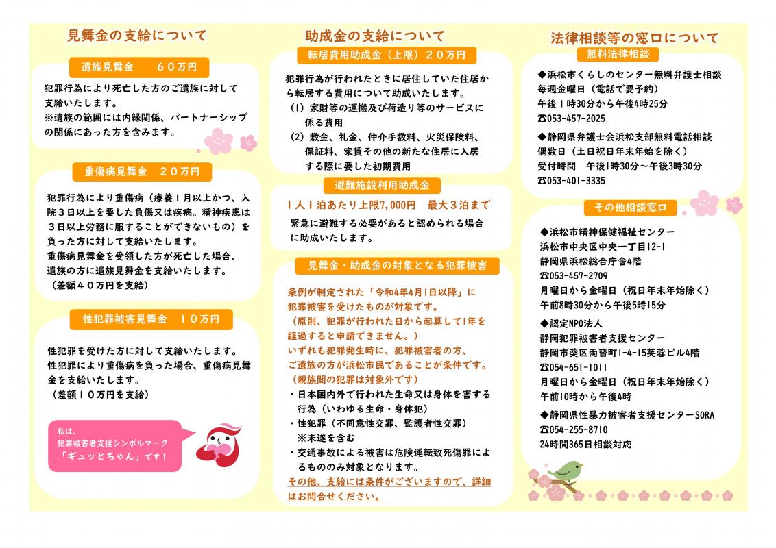 犯罪被害者支援リーフレット裏