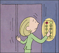 If you are inside an elevator...
