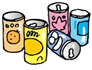 Aluminum cans