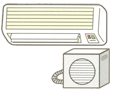 Ar-condicionados (interno, exteno)