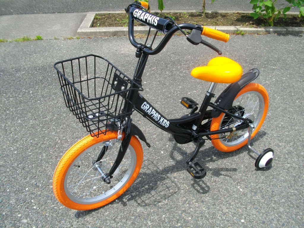 子ども用自転車黒