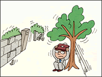 Nếu bạn đang đi bộ dọc theo đường đi...
