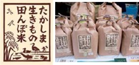 事例：たかしま生きもの田んぼ米（滋賀県高島市