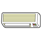 図：エアコン（室内機）