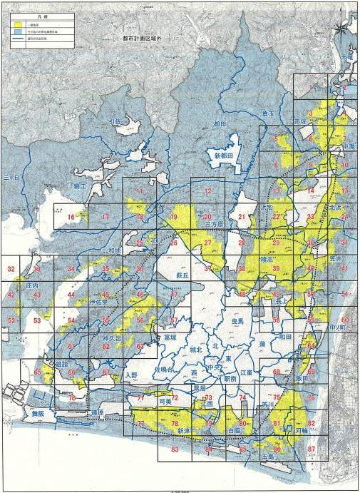 大規模既存集落（一般集落）全体図