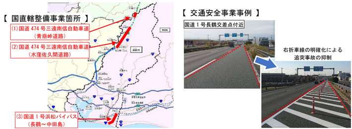 国直轄整備事業箇所　交通安全事業事例