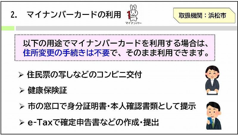 マイナンバーカードの利用