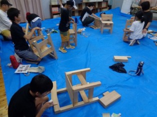 夏休み体験教室「木工教室」