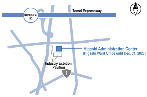 Higashi Administrative Center (Location)