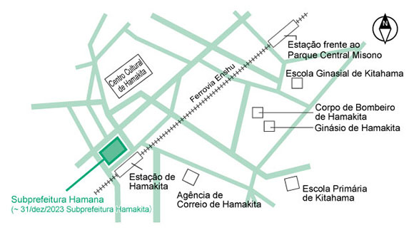 Subprefeitura Hamana (localização)