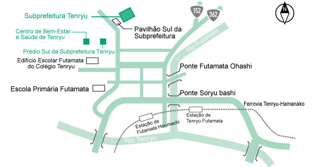 Subprefeitura Tenryu (localização)