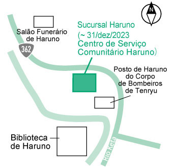 Sucursal Haruno (localização)