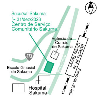 Sucursal Sakuma (localização)