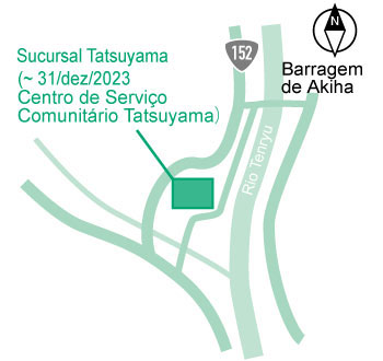 Sucursal Tatsuyama (localização)