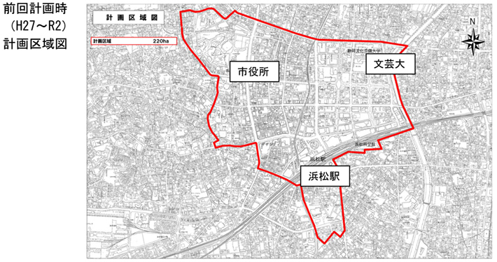 前回計画時（H27～R2）計画区域図