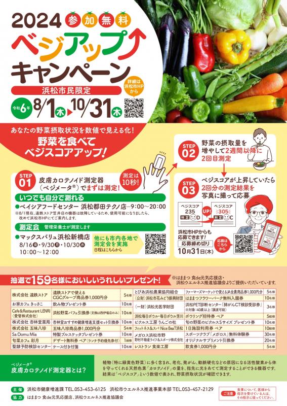 2024ベジアップキャンペーン表