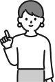 指さす人