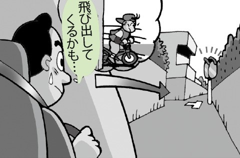 交通事故予測イラスト