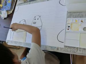 下書きを始める受講生
