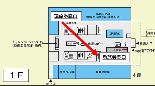 引越し後の配置