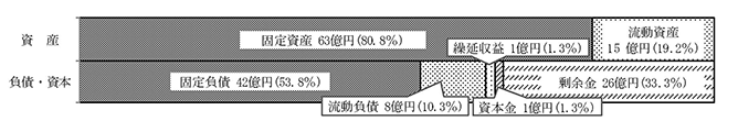 資産・負債・資本の構成内訳/(参考)指定管理者(聖隷福祉事業団)との連結決算