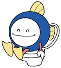 日本下水道協会マスコットキャラクター：スイスイ