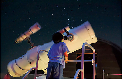 かわな野外活動センターの天体望遠鏡