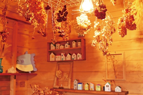 小屋の中