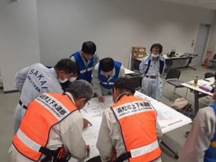堺市との合同防災訓練