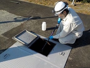 職員による立入検査（イメージ）