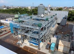 エネルギー効率の高い汚泥焼却炉への更新工事