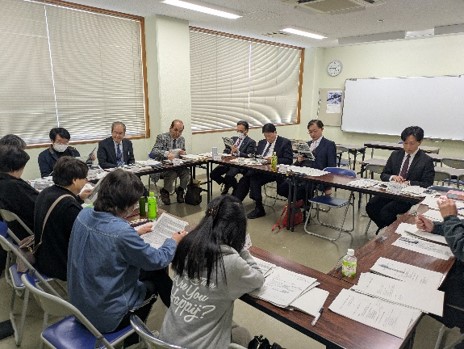 「入野地区コミュニティ協議会」常会の様子