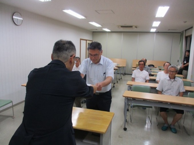 認定式の様子