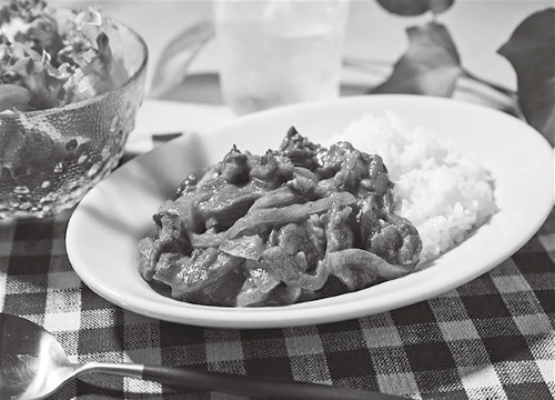 中玉トマトを使った特製ハヤシライス