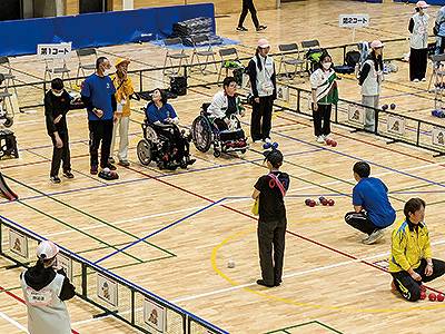 パラスポーツ大会（ボッチャ競技）