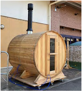 バレル型サウナ