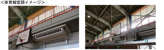 体育館空調イメージ