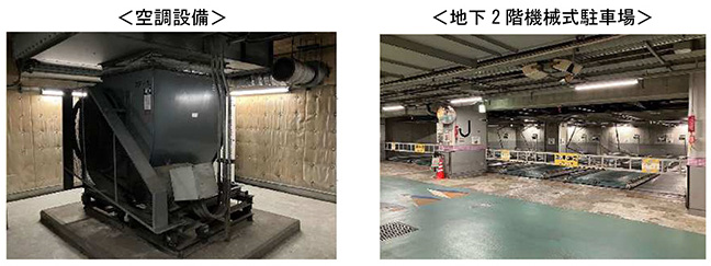 空調設備　地下 2階機械式駐車場