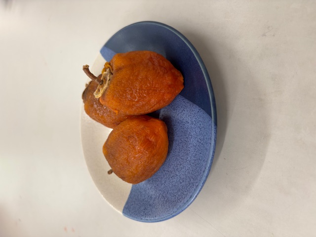 完成した受講生の干し柿