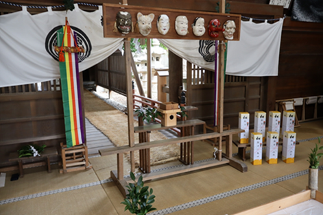 息神社田遊祭りR7会場