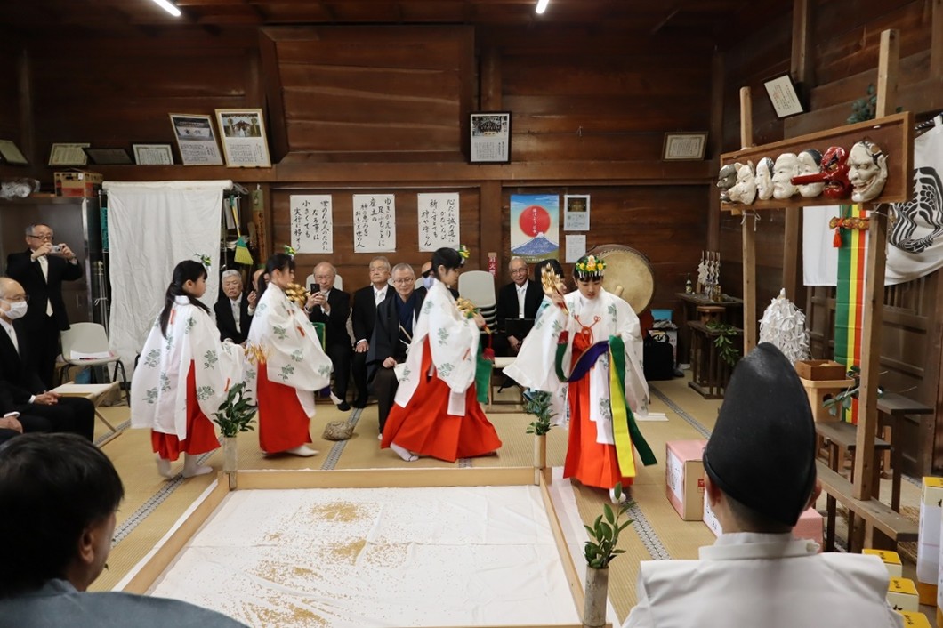 息神社田遊祭りR7万歳楽