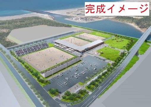 ビーチコート整備