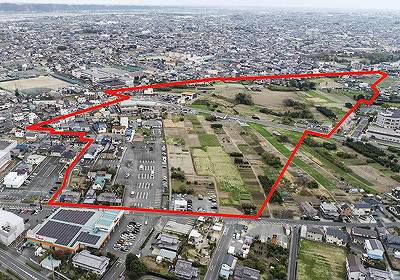 交通結節機能の強化を進める遠州鉄道小林駅周辺の区画整理区域