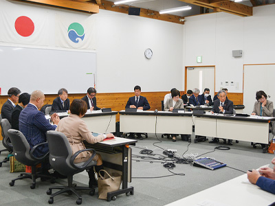 天竜区で開催した天竜区特別委員会
