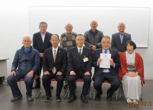 認定式の様子