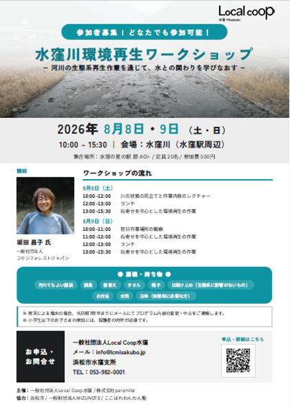 水窪川環境再生ワークショップ
